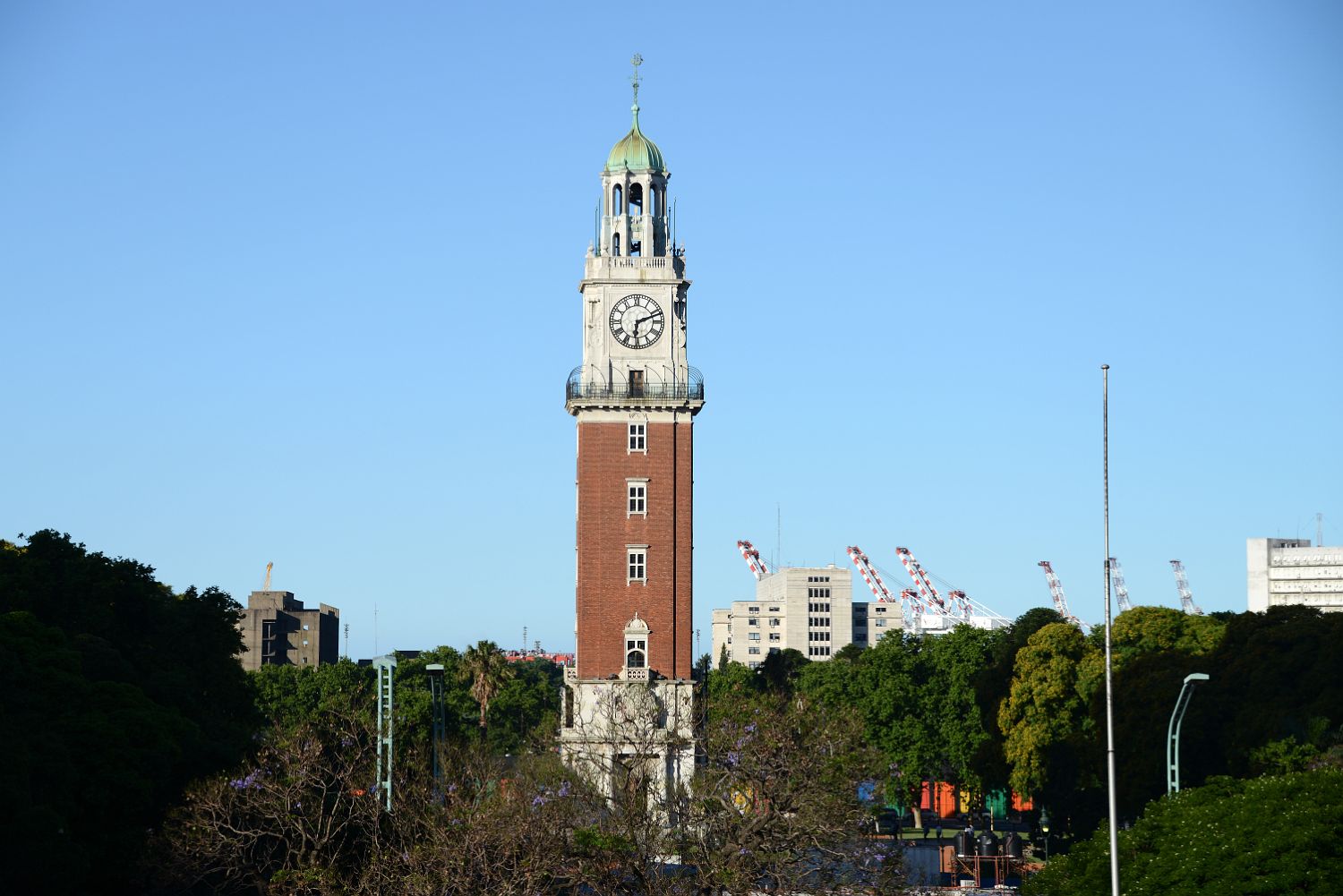 01 Torre Monumental British Clock Tower From Plaza General San Martin Retiro Buenos Aires
